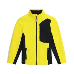 Fleece*Spyder Boys Bandit Full Zip - Acid Yellow ACIDYELLOW