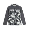 Layers*Spyder Boys Camo Half Zip - POLAR