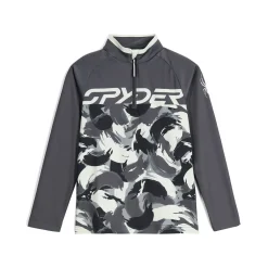 Layers*Spyder Boys Camo Half Zip - POLAR