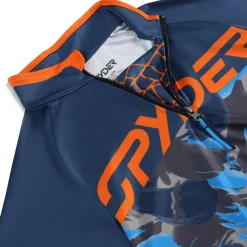 Layers*Spyder Boys Camo Half Zip - True Navy TRUENAVY