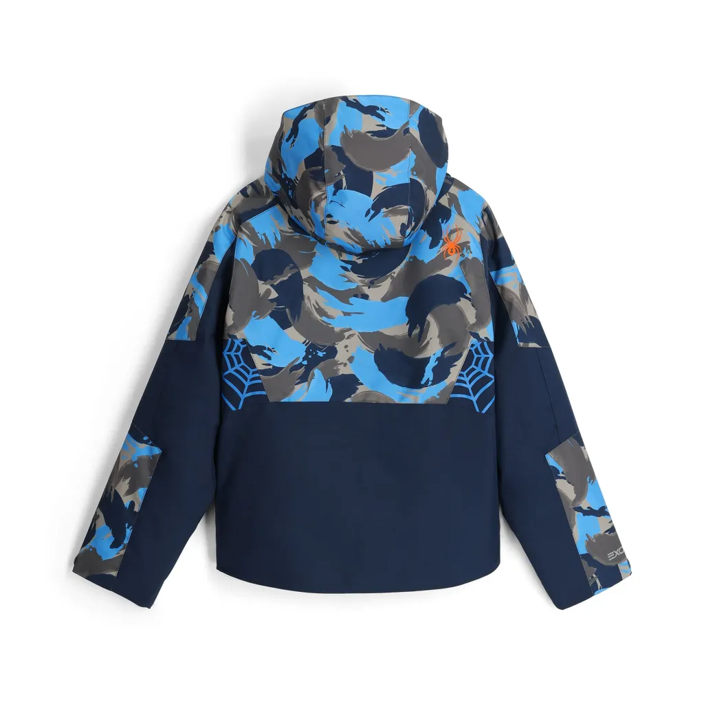 Insulated*Spyder Boys Challenger - Camouflage Aether Blue CAMOUFLAGEAETHERBLUE