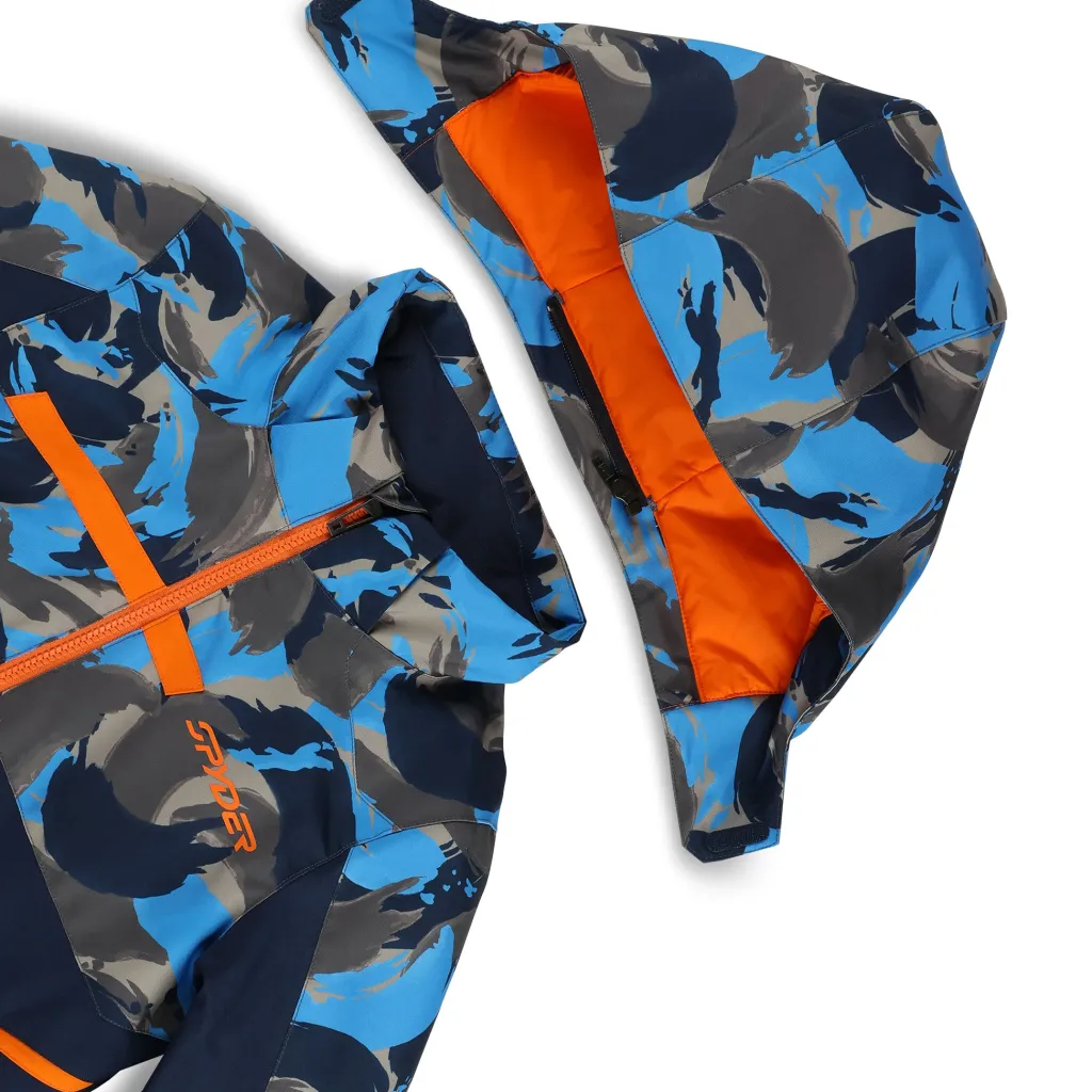 Insulated*Spyder Boys Challenger - Camouflage Aether Blue CAMOUFLAGEAETHERBLUE