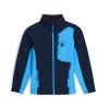 Fleece*Spyder Boys Full Zip Bandit - True Navy TRUENAVY