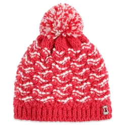 Hats*Spyder Girls Brrr Berry Pom - Prism Pink PRISMPINK