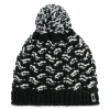 Hats*Spyder Girls Brrr Berry Pom - BLACK