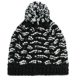 Hats*Spyder Girls Brrr Berry Pom - BLACK