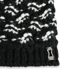 Hats*Spyder Girls Brrr Berry Pom - BLACK