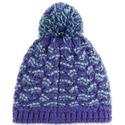 Hats*Spyder Girls Brrr Berry Pom - Purple Flash PURPLEFLASH