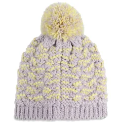 Hats*Spyder Girls Brrr Berry Pom - Violet Dust VIOLETDUST