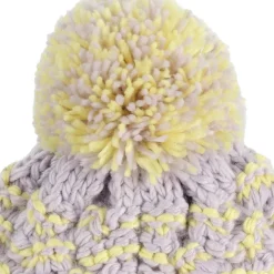Hats*Spyder Girls Brrr Berry Pom - Violet Dust VIOLETDUST
