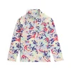 Layers*Spyder Girls Reflect Half Zip - Butterfly Multi BUTTERFLYMULTI