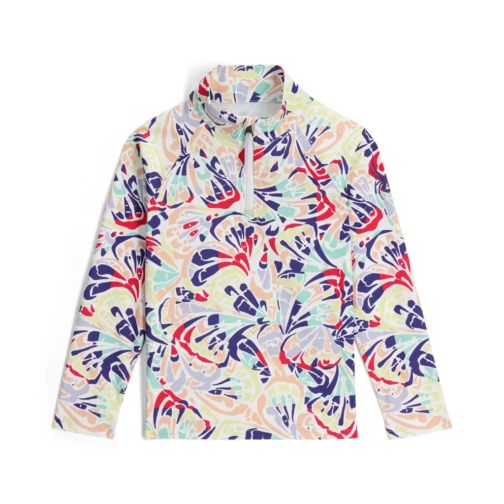 Layers*Spyder Girls Reflect Half Zip - Butterfly Multi BUTTERFLYMULTI