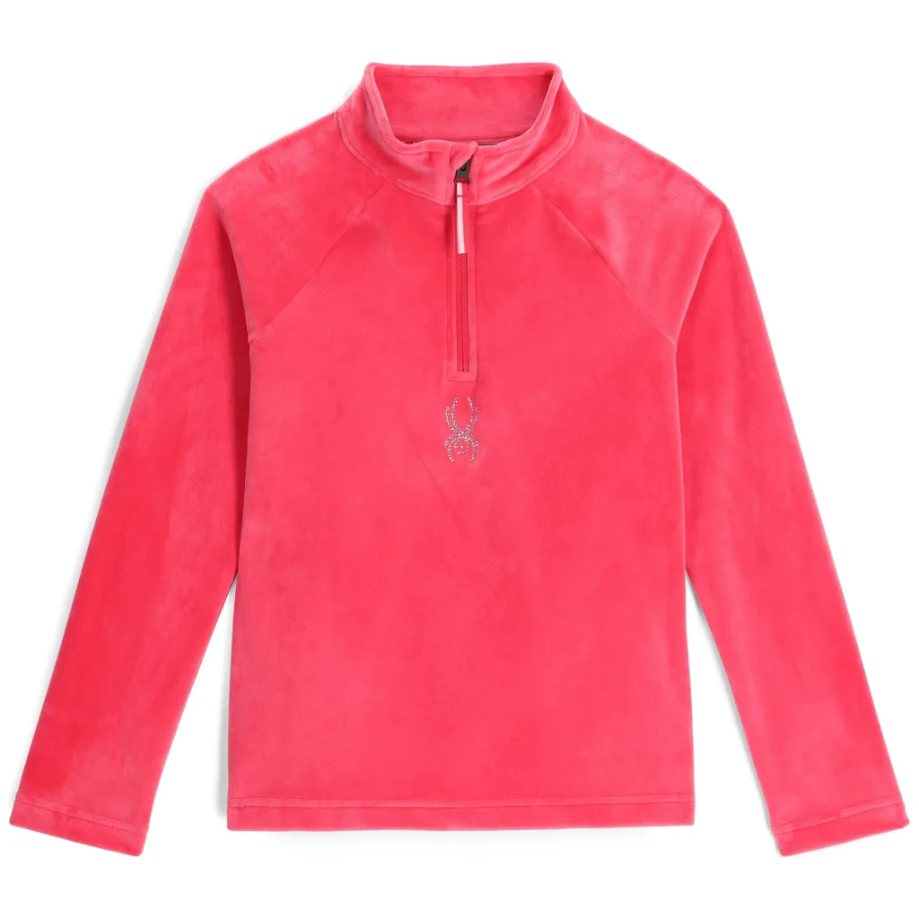Fleece*Spyder Girls Shimmer Bug Half Zip - Prism Pink PRISMPINK
