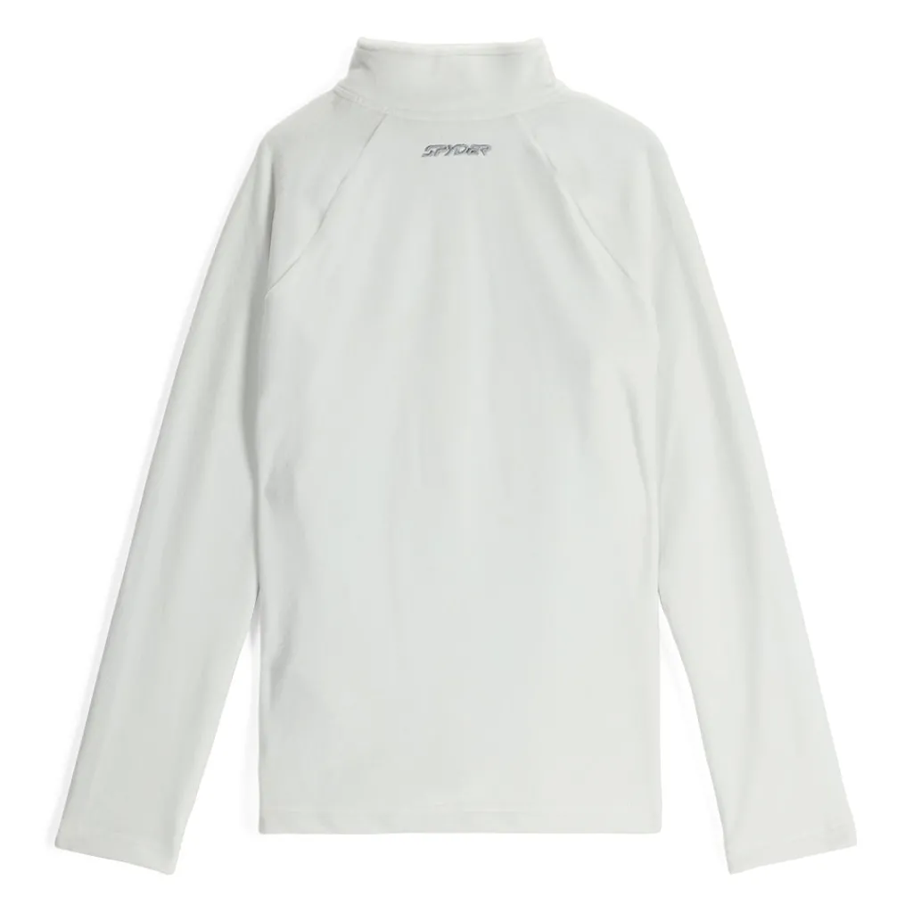 Fleece*Spyder Girls Shimmer Bug Half Zip - WHITE