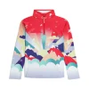 Fleece*Spyder Girls Surface Half Zip - MULTI