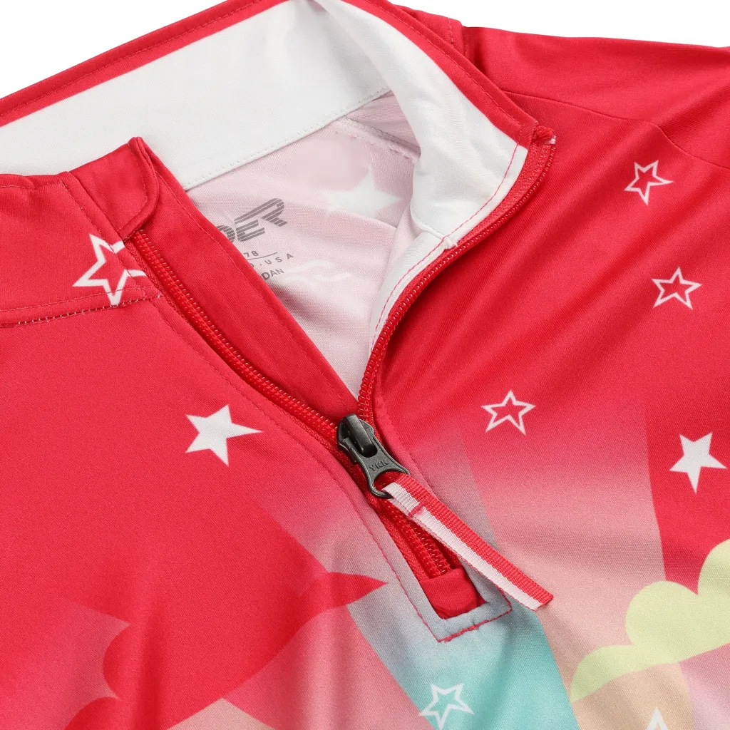 Fleece*Spyder Girls Surface Half Zip - MULTI