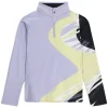 Fleece*Spyder Girls Surface Half Zip - Violet Dust VIOLETDUST