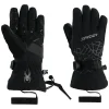 Gloves*Spyder Kids Overweb - BLACK