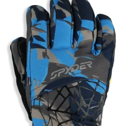 Gloves*Spyder Kids Overweb - Camouflage Aether Blue CAMOUFLAGEAETHERBLUE