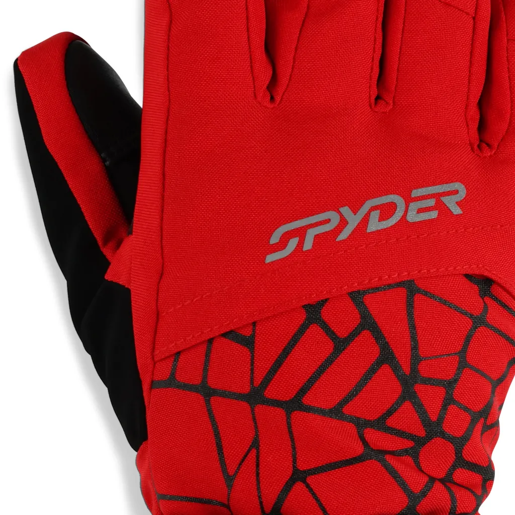 Gloves*Spyder Kids Overweb - Red SPYDERRED