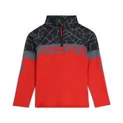 Layers*Spyder Little Boys Bug Half Zip - Red SPYDERRED