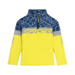 Layers*Spyder Little Boys Bug Half Zip - Acid Yellow ACIDYELLOW