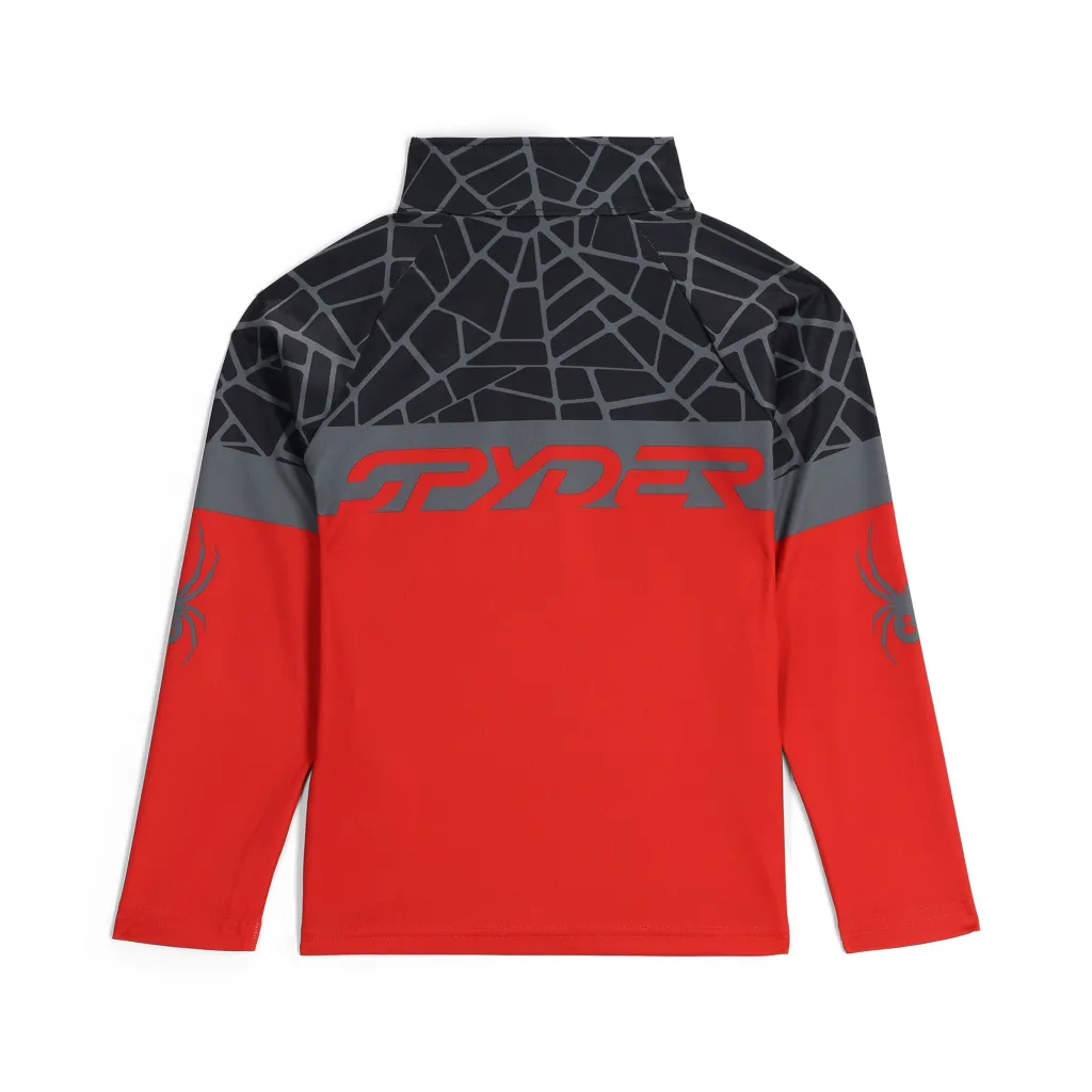 Layers*Spyder Little Boys Bug Half Zip - Red SPYDERRED