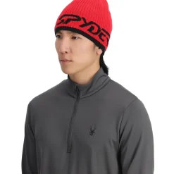 Hats*Spyder LOGO HAT - RED SPYDERRED