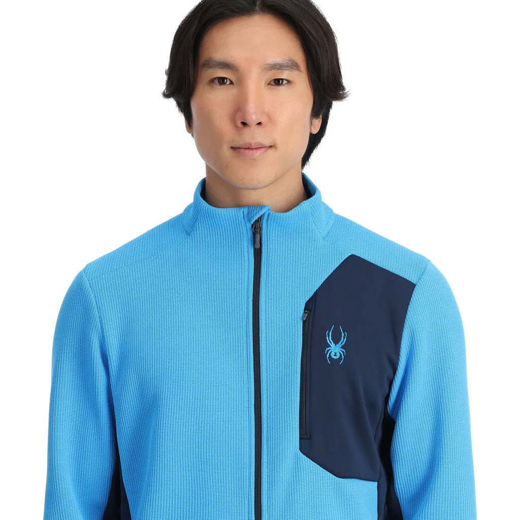 Midlayers | Fleece*Spyder Mens Bandit Full Zip - Aether Blue AETHERBLUE