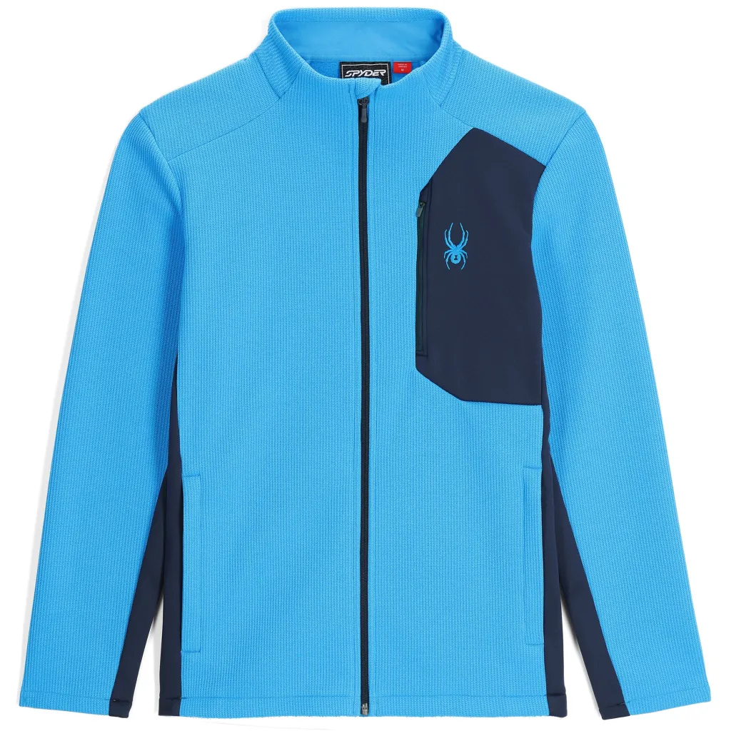Midlayers | Fleece*Spyder Mens Bandit Full Zip - Aether Blue AETHERBLUE
