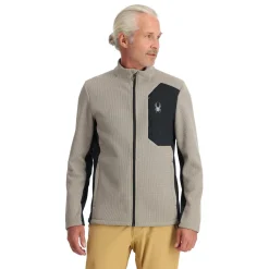 Midlayers | Fleece*Spyder Mens Bandit Full Zip - CONCRETE