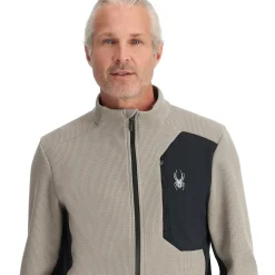 Midlayers | Fleece*Spyder Mens Bandit Full Zip - CONCRETE