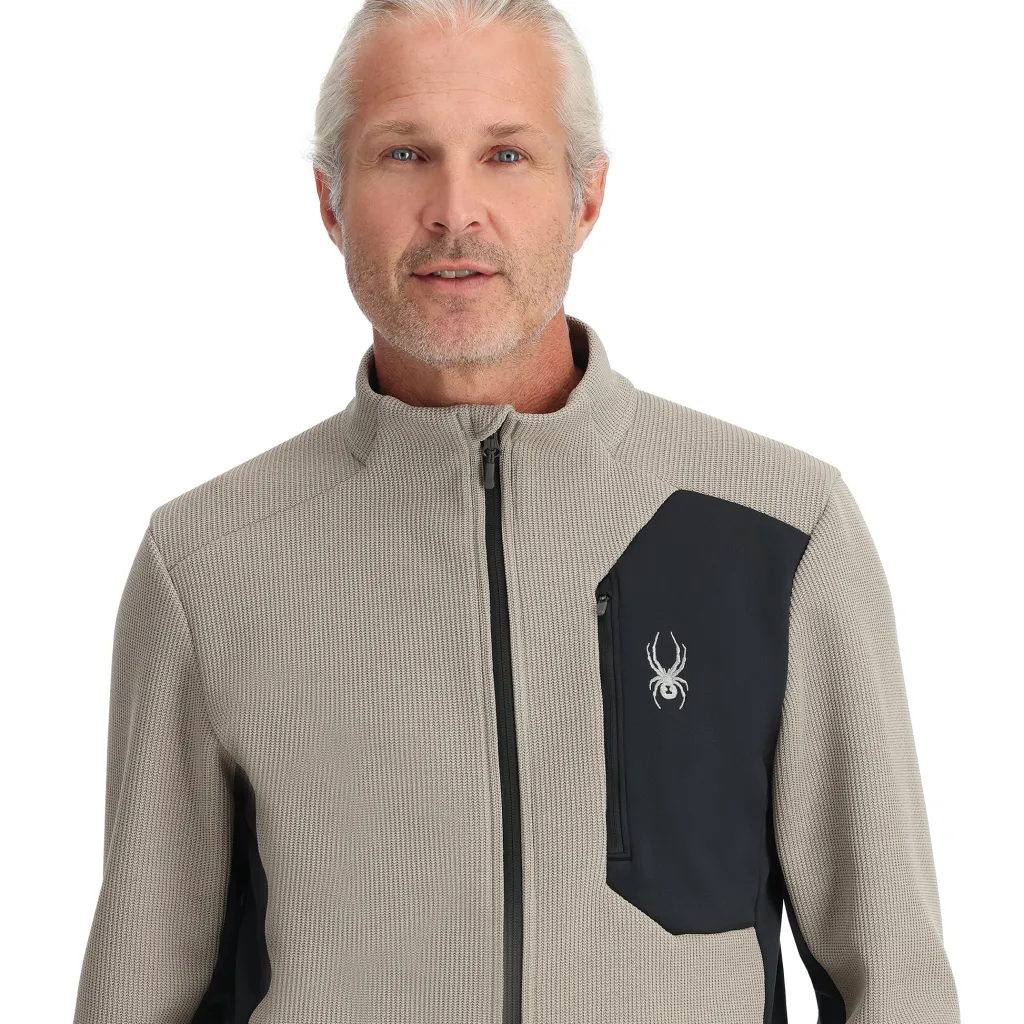 Midlayers | Fleece*Spyder Mens Bandit Full Zip - CONCRETE