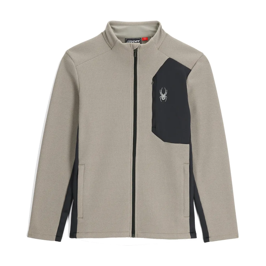Midlayers | Fleece*Spyder Mens Bandit Full Zip - CONCRETE