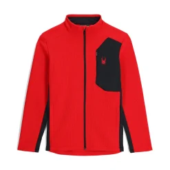 Midlayers | Fleece*Spyder Mens Bandit Full Zip - Red SPYDERRED