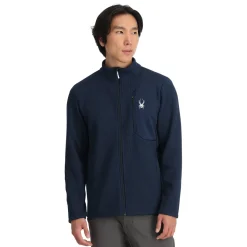 Midlayers | Fleece*Spyder Mens Bandit Full Zip - True Navy TRUENAVY