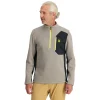Midlayers | Fleece*Spyder Mens Bandit Half Zip - CONCRETE