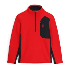 Midlayers | Fleece*Spyder Mens Bandit Half Zip - Red SPYDERRED