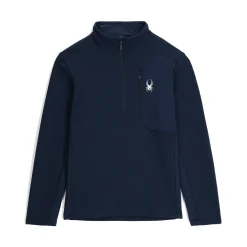 Midlayers | Fleece*Spyder Mens Bandit Half Zip - True Navy TRUENAVY