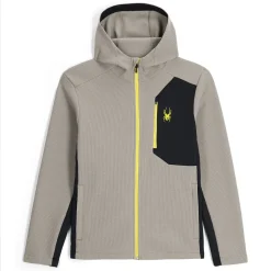 Midlayers | Fleece*Spyder Mens Bandit Hooded - CONCRETE