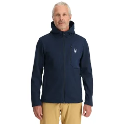 Midlayers | Fleece*Spyder Mens Bandit Hooded - True Navy TRUENAVY