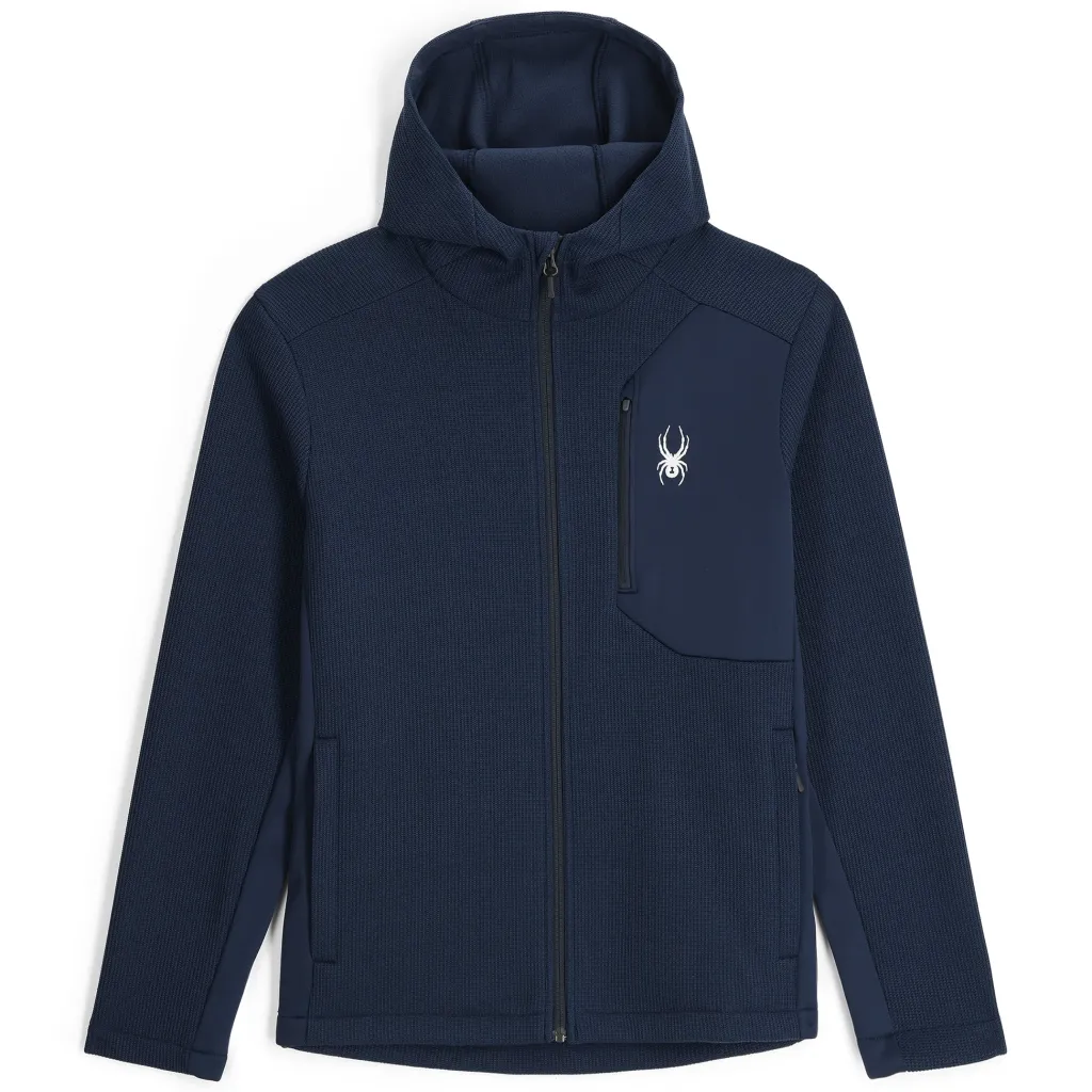 Midlayers | Fleece*Spyder Mens Bandit Hooded - True Navy TRUENAVY