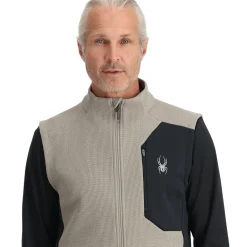 Midlayers | Fleece*Spyder Mens Bandit Vest - CONCRETE