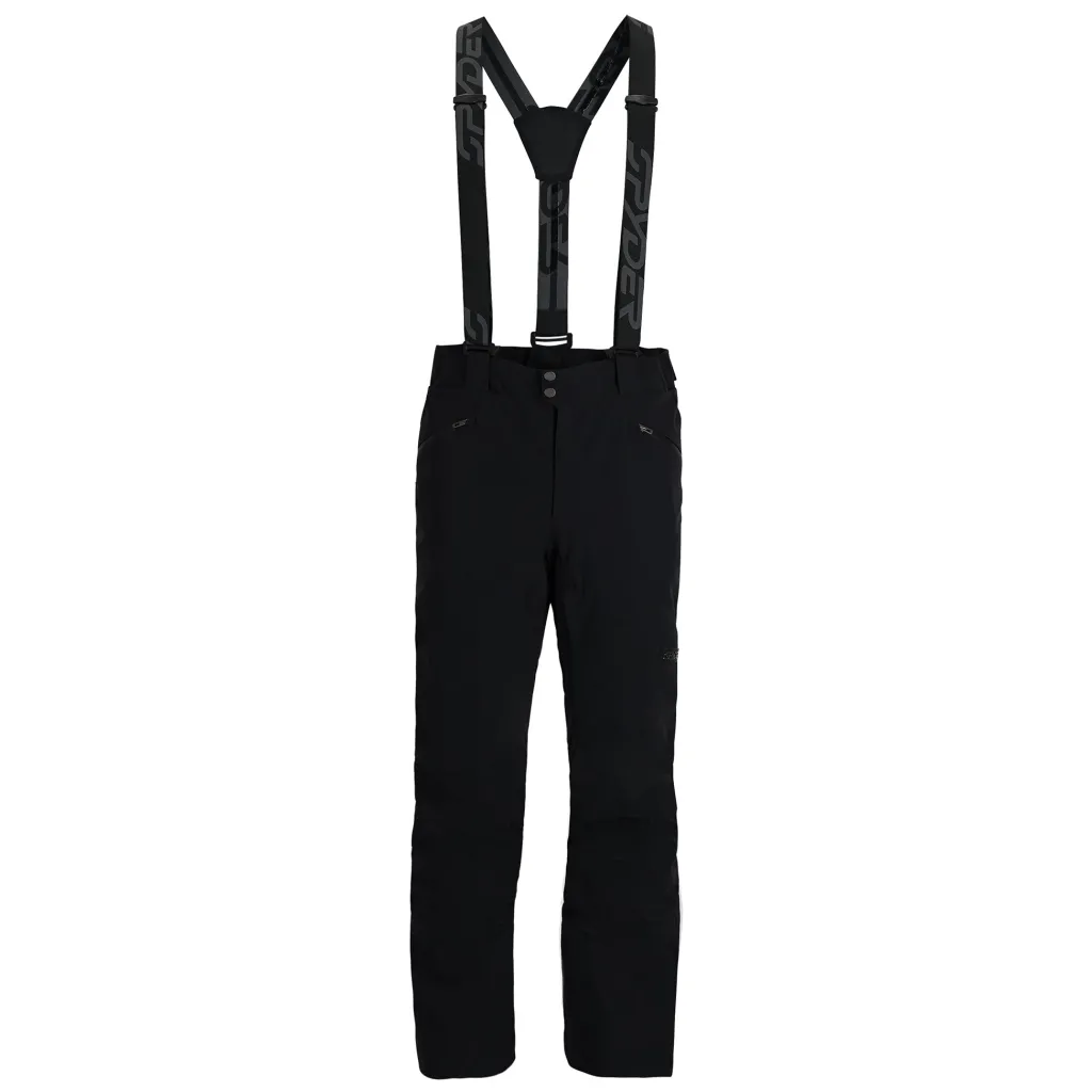 Bibs | Insulated*Spyder Mens Bormio - BLACK
