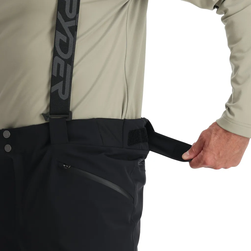 Bibs | Insulated*Spyder Mens Bormio - BLACK