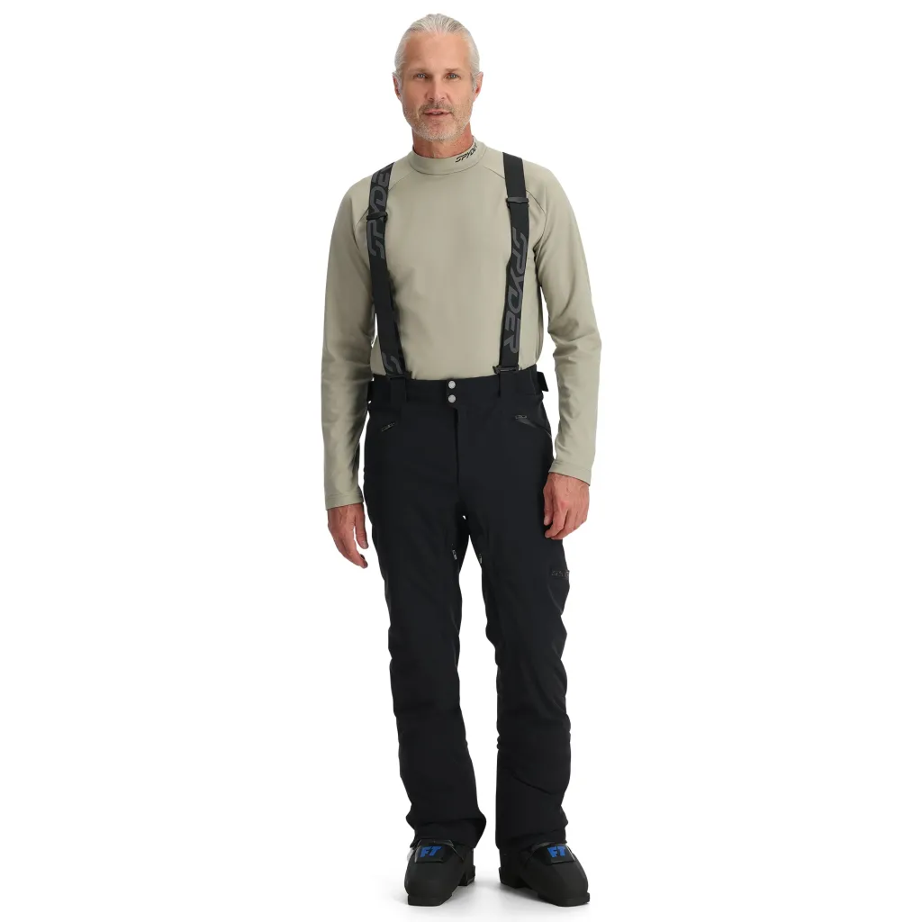 Bibs | Insulated*Spyder Mens Bormio - BLACK