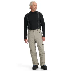 Bibs | Insulated*Spyder Mens Bormio - CONCRETE
