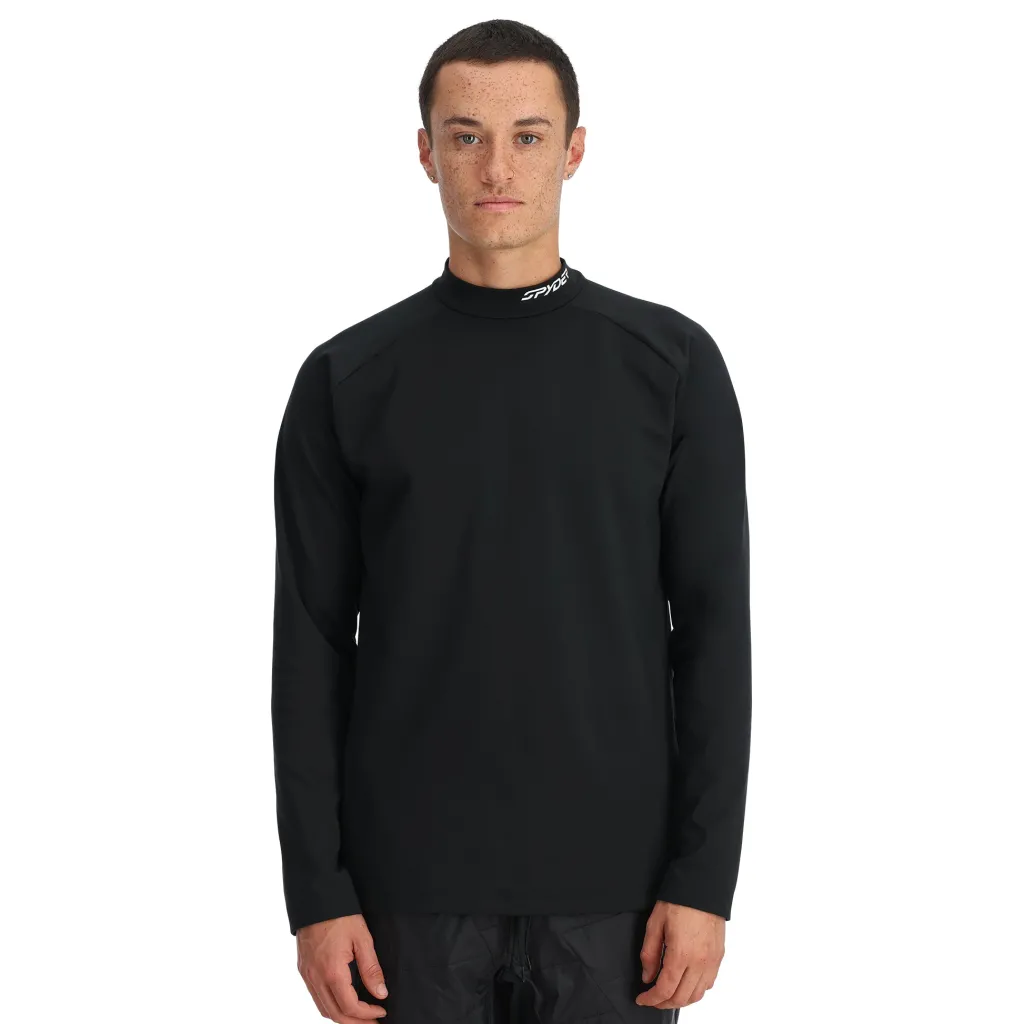 Midlayers | Resort*Spyder Mens Castle Mock Crew - BLACK