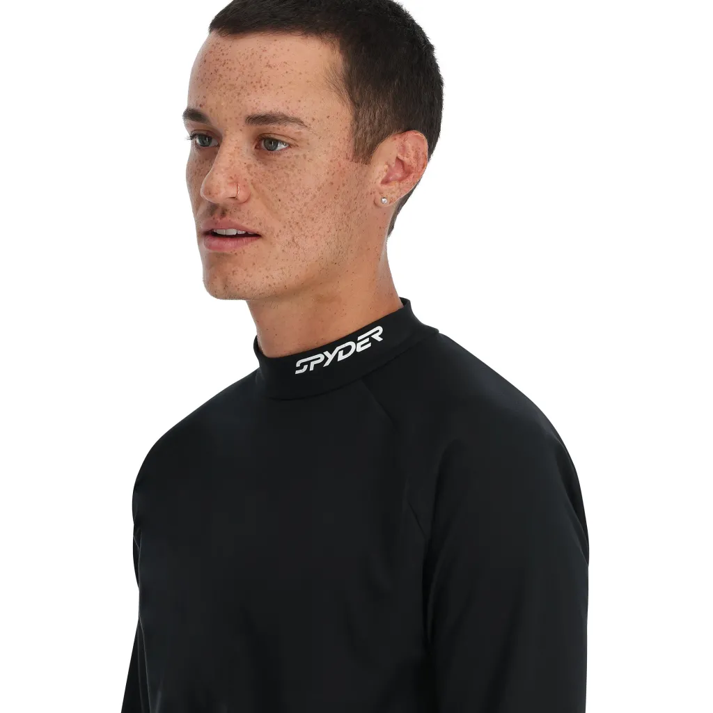 Midlayers | Resort*Spyder Mens Castle Mock Crew - BLACK