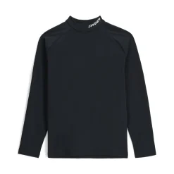 Midlayers | Resort*Spyder Mens Castle Mock Crew - BLACK